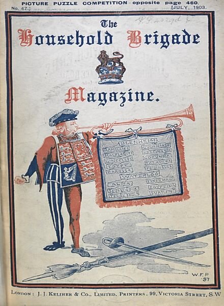 The Guards Magazine – July 1903 Cover