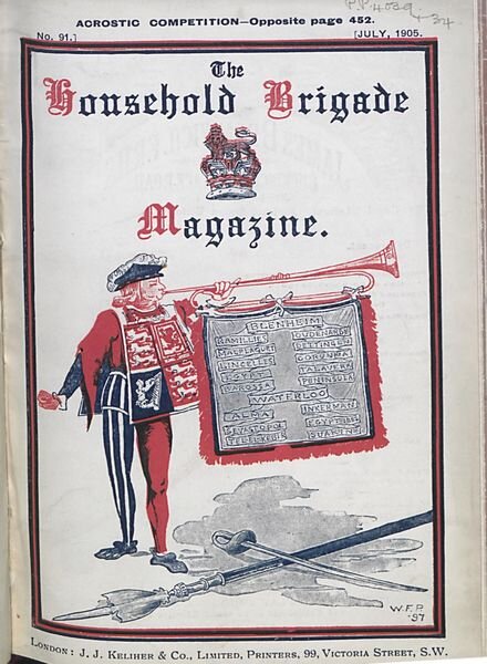The Guards Magazine – July 1905 Cover