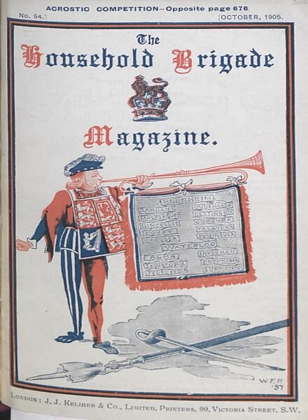 The Guards Magazine – October 1905 Cover