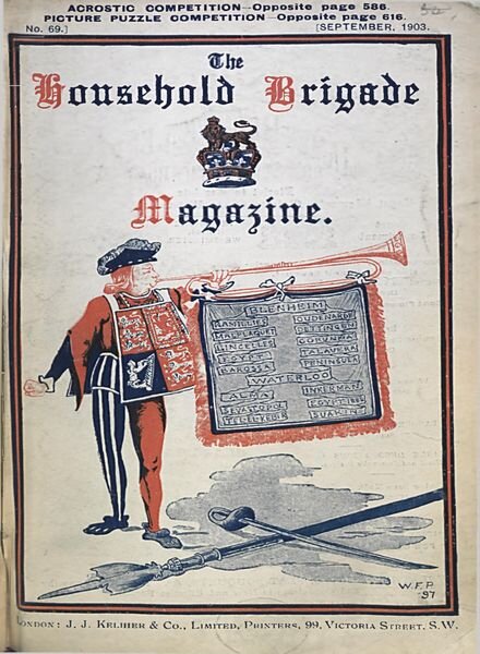 The Guards Magazine – September 1903 Cover