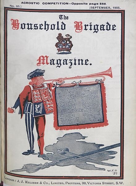 The Guards Magazine – September 1905 Cover