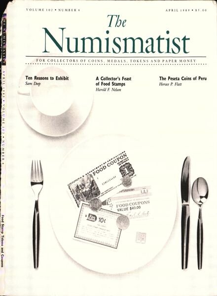 The Numismatist – April 1989 Cover