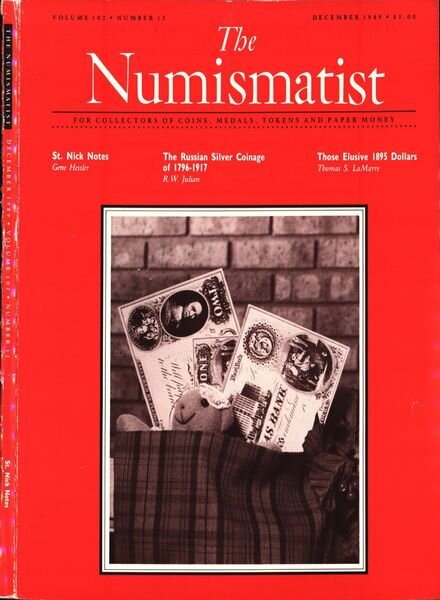 The Numismatist – December 1989 Cover