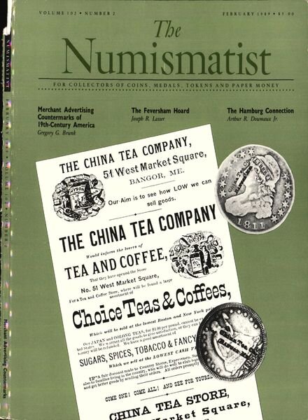 The Numismatist – February 1989 Cover