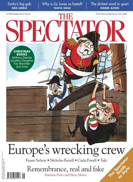 The Spectator – 12 November 2011 Cover