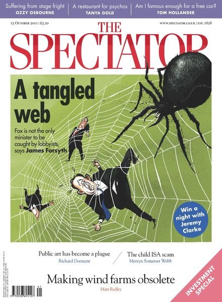 The Spectator – 15 October 2011 Cover