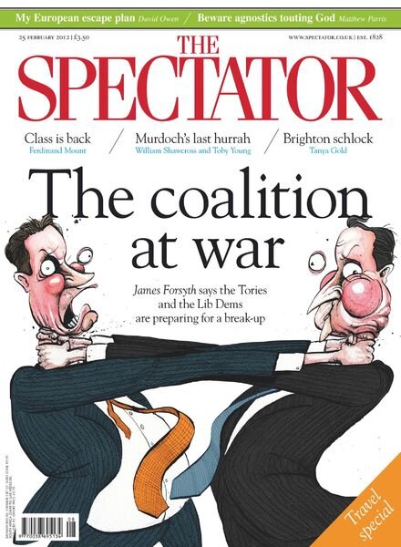 The Spectator – 25 February 2012 Cover