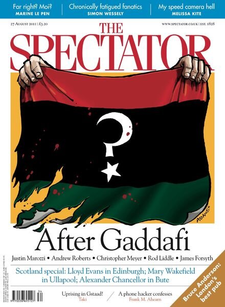 The Spectator – 27 August 2011 Cover