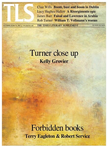 The Times Literary Supplement – 10 October 2014 Cover