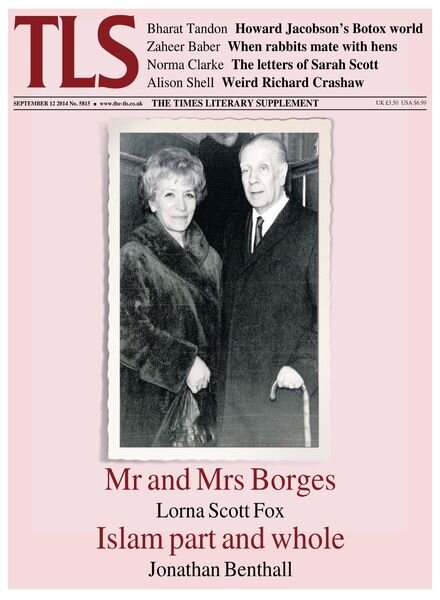 The Times Literary Supplement – 12 September 2014 Cover
