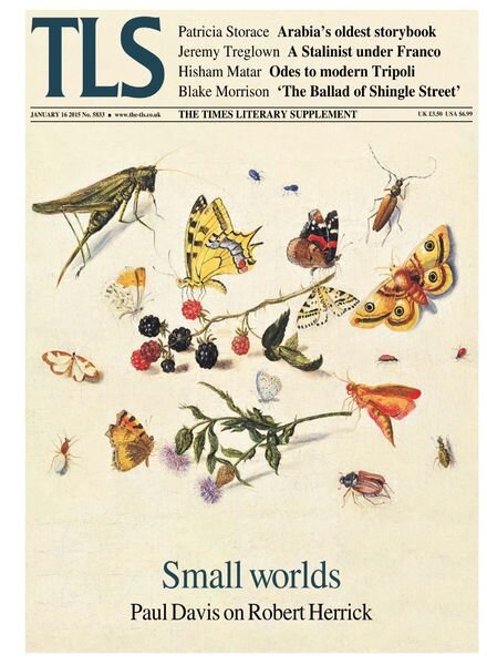 The Times Literary Supplement – 16 January 2015 Cover