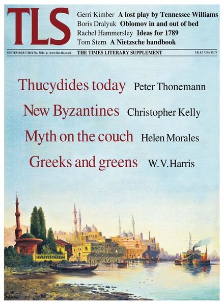 The Times Literary Supplement – 5 September 2014 Cover
