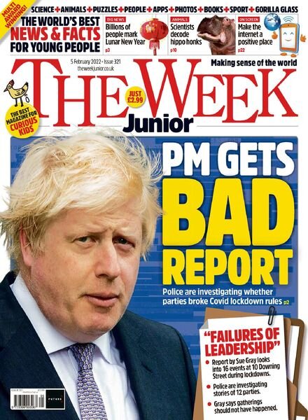 The Week Junior UK – 05 February 2022 Cover