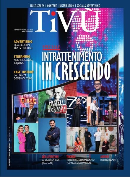 Tivu – Gennaio-Febbraio 2022 Cover