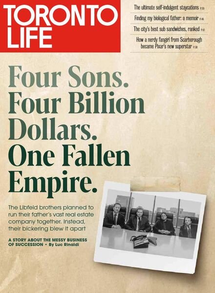 Toronto Life – March 2022 Cover