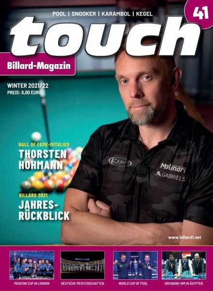 touch Billard-Magazin – 14 Februar 2022 Cover