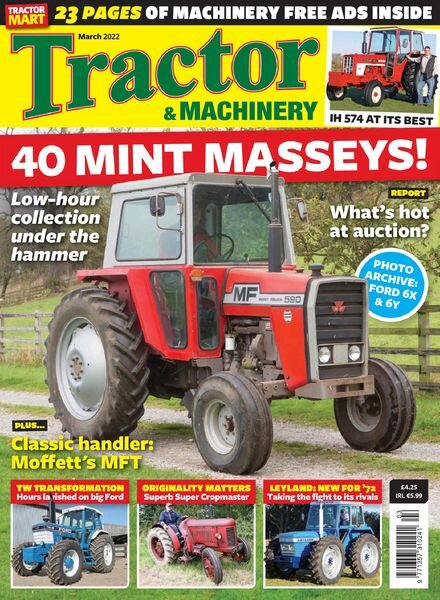 Tractor & Machinery – March 2022 Cover