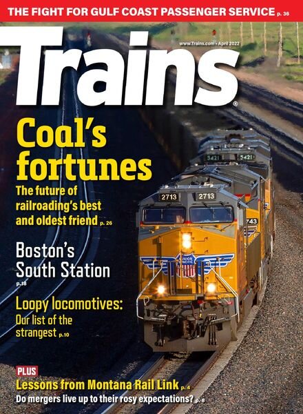 Trains – April 2022 Cover