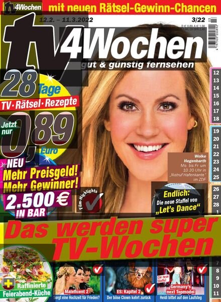 TV 4 Wochen – Nr 3 2022 Cover