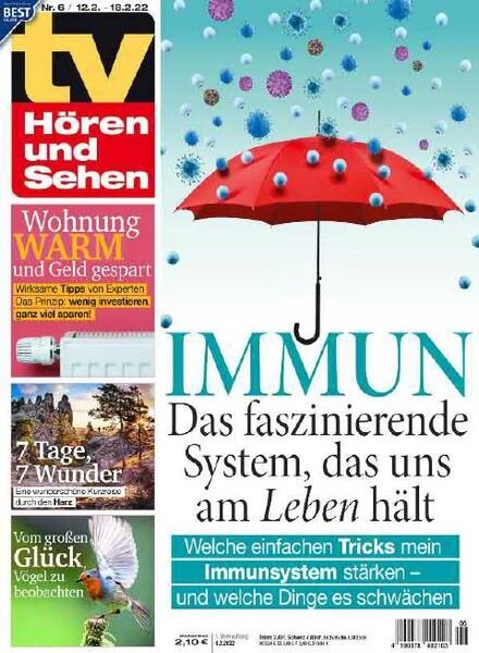 TV Horen und Sehen – 04 Februar 2022 Cover