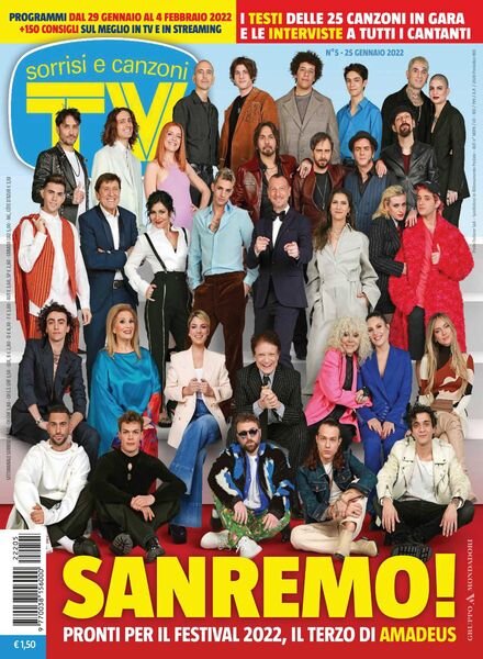 TV Sorrisi e Canzoni – 25 gennaio 2022 Cover