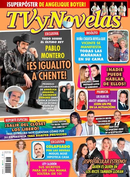 TVyNovelas Mexico – 21 febrero 2022 Cover