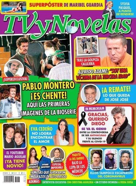 TVyNovelas Mexico – 31 enero 2022 Cover