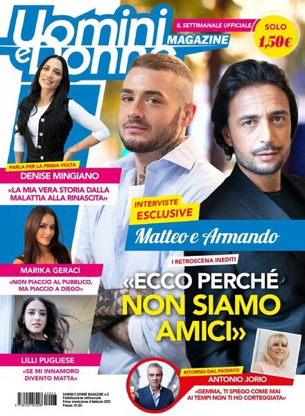 Uomini e Donne Magazine – 04 febbraio 2022 Cover