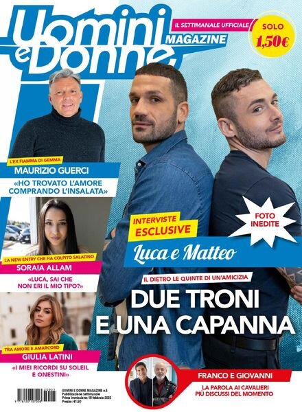 Uomini e Donne Magazine – 18 febbraio 2022 Cover