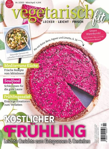 vegetarisch fit – Februar 2022 Cover