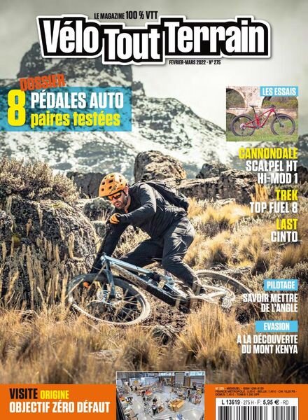 Velo Tout Terrain – Fevrier-Mars 2022 Cover