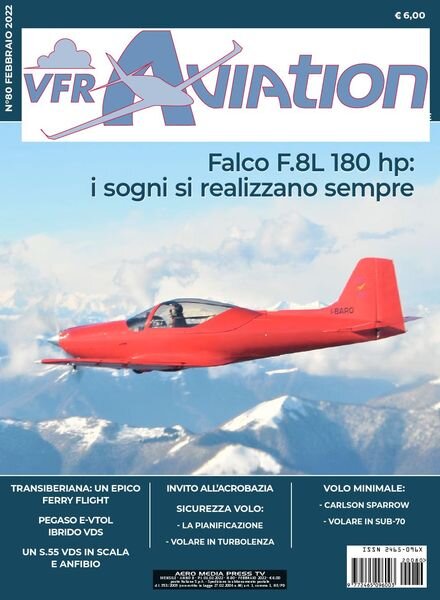 VFR Aviation – Febbraio 2022 Cover