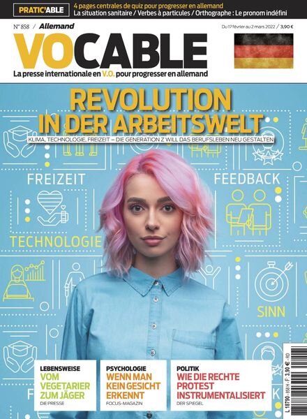 Vocable Allemand – 17 Fevrier 2022 Cover