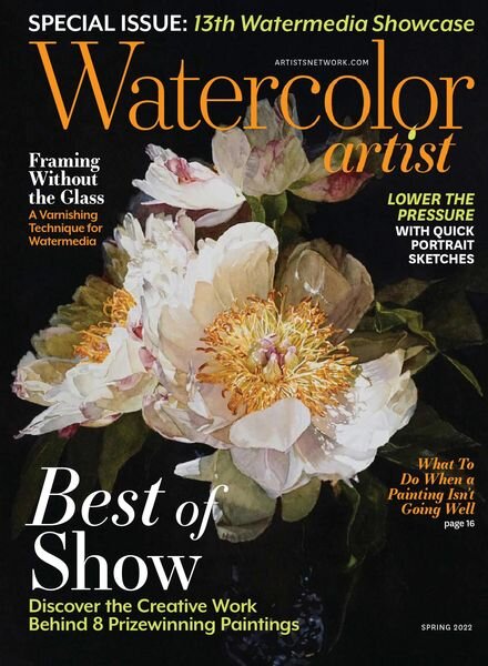 Watercolor Artist – January 2022 Cover