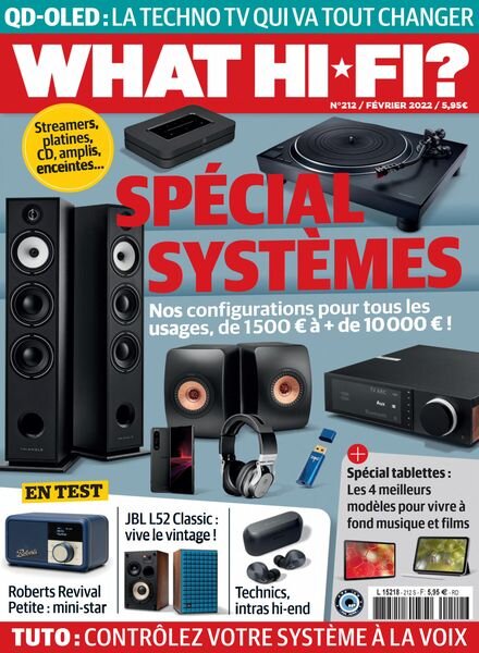 What Hifi France – fevrier 2022 Cover