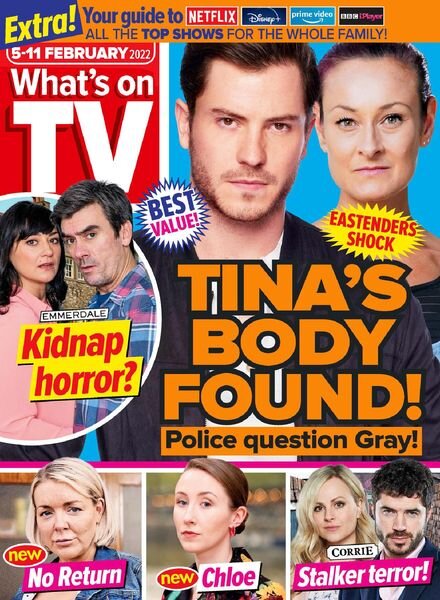 What’s on TV – 05 February 2022 Cover