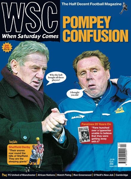 When Saturday Comes – April 2006 Cover