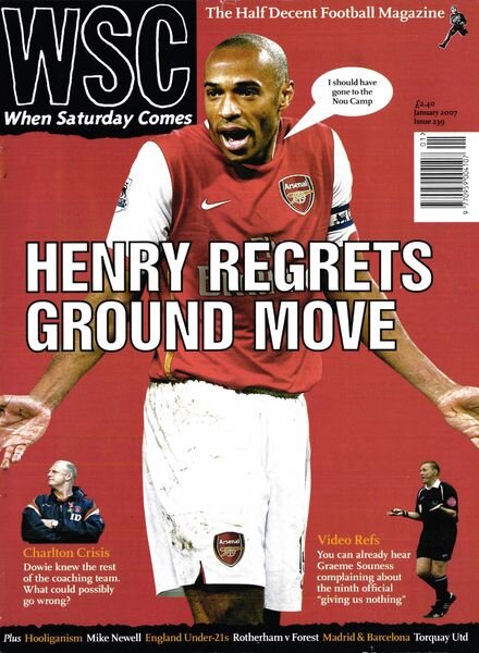 When Saturday Comes – January 2007 Cover