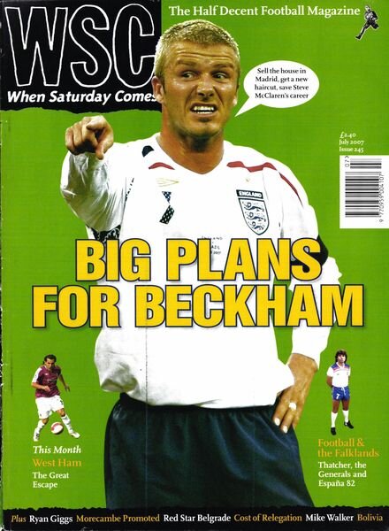 When Saturday Comes – July 2007 Cover