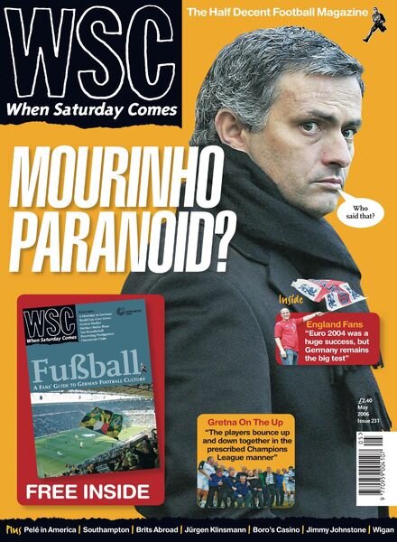 When Saturday Comes – May 2006 Cover