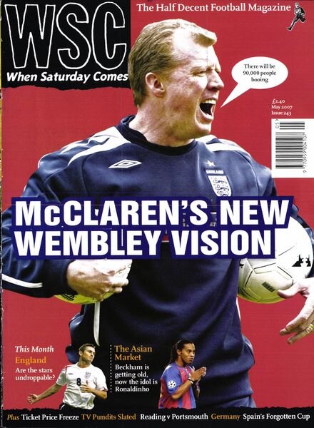 When Saturday Comes – May 2007 Cover