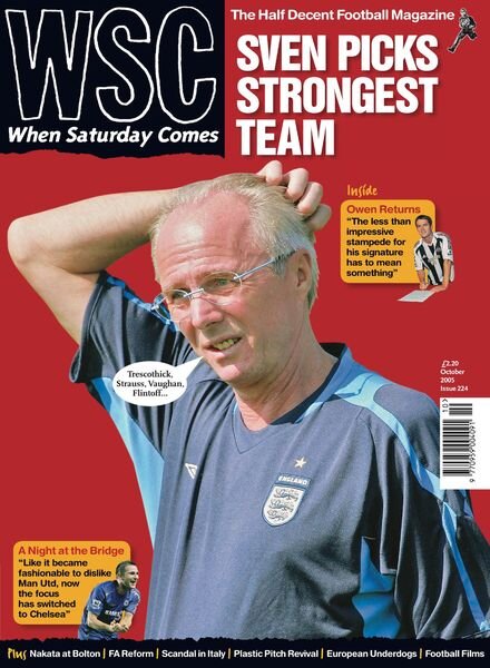 When Saturday Comes – October 2005 Cover