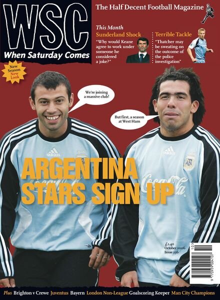 When Saturday Comes – October 2006 Cover
