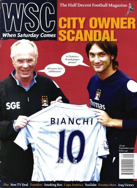 When Saturday Comes – September 2007 Cover