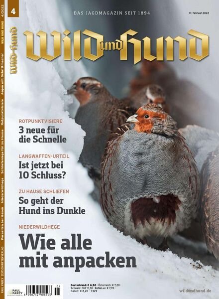 Wild und Hund – 17 Februar 2022 Cover