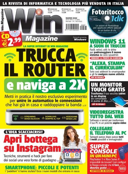 Win Magazine – marzo 2022 Cover