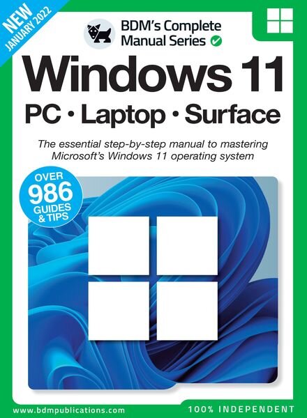 Windows 11 The Complete Manual – January 2022 Cover
