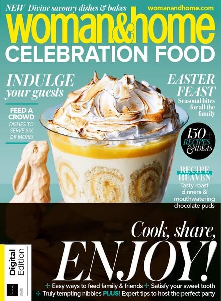 Woman & Home Celebration Food – February 2022 Cover