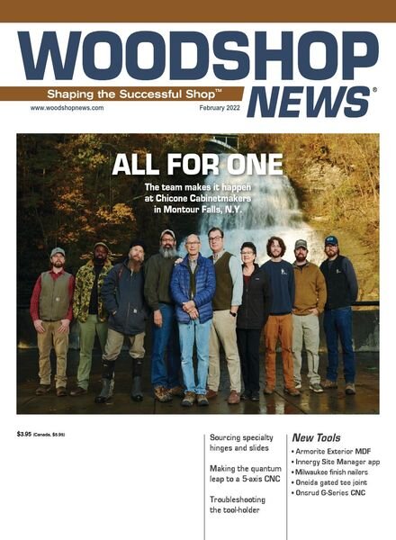 WoodShop News – February 2022 Cover