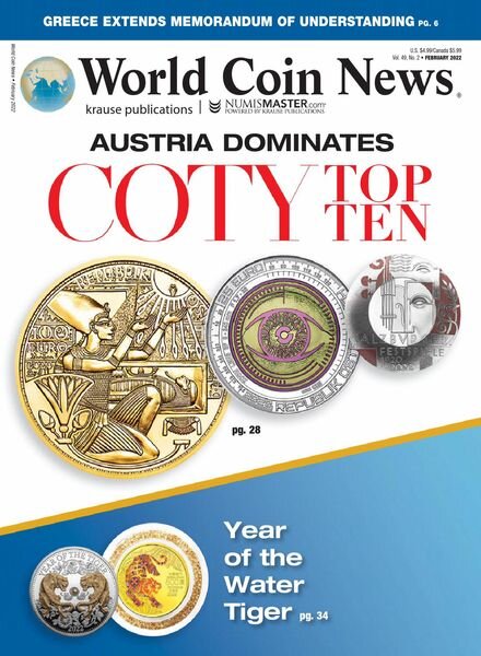 World Coin News – February 2022 Cover